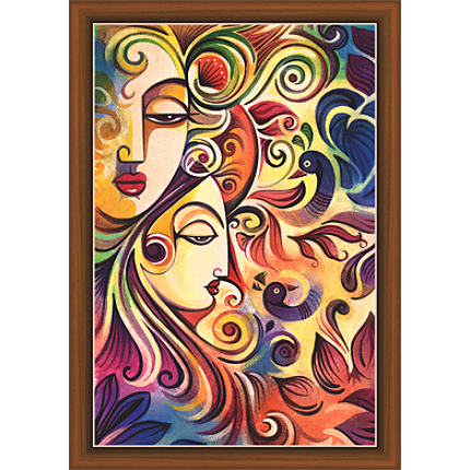 Radha Krishna Paintings (RK-9067)